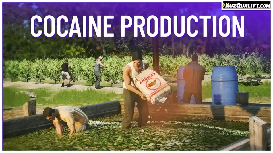 FiveM Cocaine Production Script with Island Map